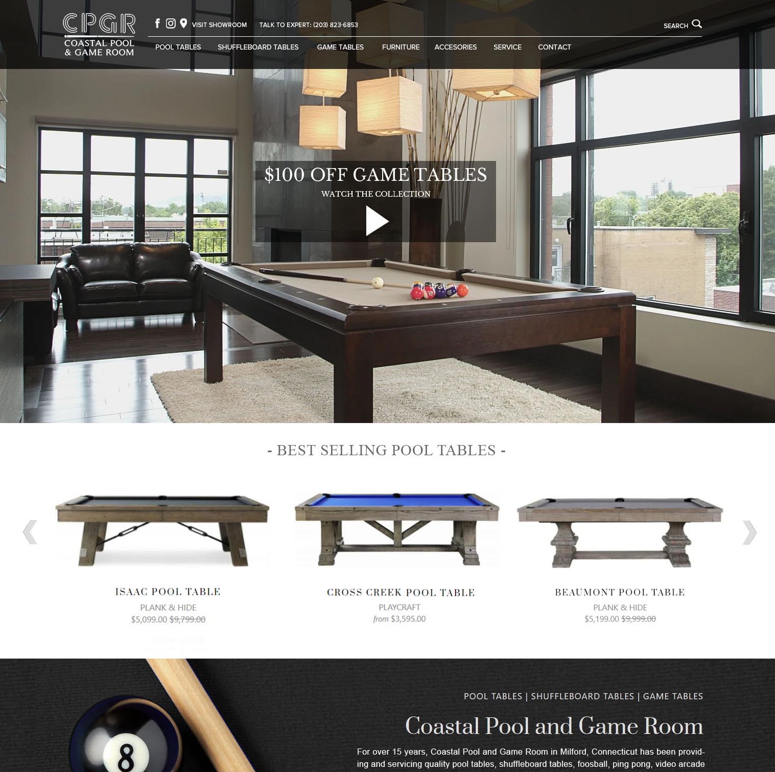 pool-table-web-design